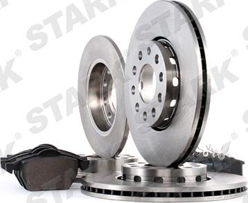 Stark SKBK-1090323 - Brake Set, disc brakes www.autospares.lv