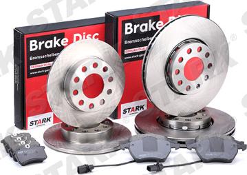 Stark SKBK-1090323 - Дисковый тормозной механизм, комплект www.autospares.lv