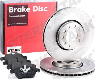 Stark SKBK-1090252 - Bremžu komplekts, Disku bremzes autospares.lv