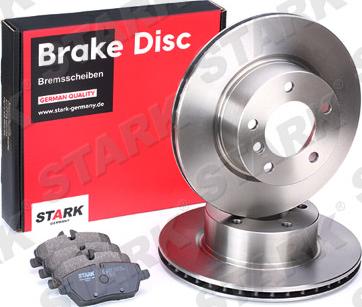 Stark SKBK-1090211 - Bremžu komplekts, Disku bremzes www.autospares.lv