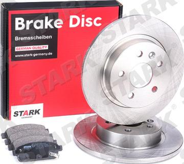 Stark SKBK-1090213 - Bremžu komplekts, Disku bremzes autospares.lv