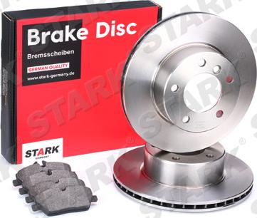 Stark SKBK-1090217 - Bremžu komplekts, Disku bremzes www.autospares.lv