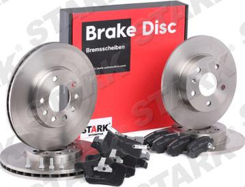 Stark SKBK-1090288 - Brake Set, disc brakes www.autospares.lv