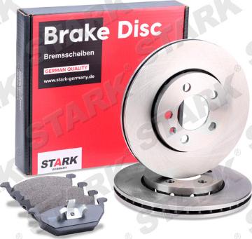 Stark SKBK-1090287 - Bremžu komplekts, Disku bremzes www.autospares.lv