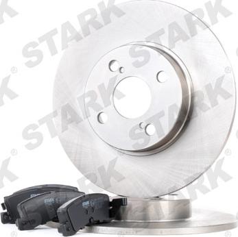 Stark SKBK-1090234 - Bremžu komplekts, Disku bremzes www.autospares.lv