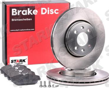 Stark SKBK-1090225 - Bremžu komplekts, Disku bremzes www.autospares.lv