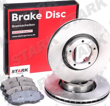 Stark SKBK-1090223 - Bremžu komplekts, Disku bremzes www.autospares.lv