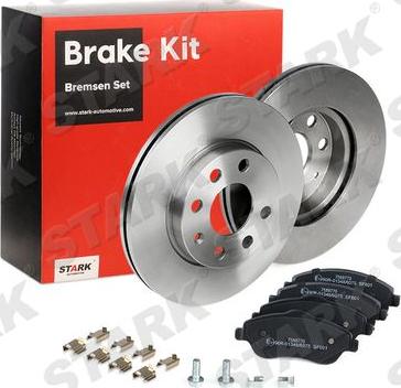 Stark SKBK-1090275 - Brake Set, disc brakes www.autospares.lv