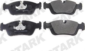 Stark SKBM-1004 - Тормозные колодки, дисковые, комплект www.autospares.lv