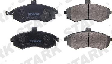 Stark SKBP-0010444 - Тормозные колодки, дисковые, комплект www.autospares.lv