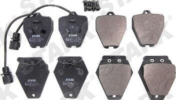 Stark SKBP-0010448 - Brake Pad Set, disc brake www.autospares.lv