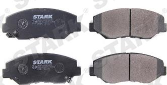 Stark SKBP-0010408 - Тормозные колодки, дисковые, комплект www.autospares.lv