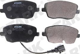 Stark SKBP-0010415 - Тормозные колодки, дисковые, комплект www.autospares.lv