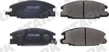 Stark SKBP-0010412 - Тормозные колодки, дисковые, комплект www.autospares.lv