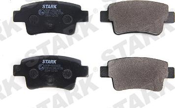 Stark SKBP-0010430 - Тормозные колодки, дисковые, комплект www.autospares.lv