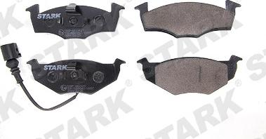 Stark SKBP-0010437 - Тормозные колодки, дисковые, комплект www.autospares.lv