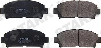 Stark SKBP-0010423 - Тормозные колодки, дисковые, комплект www.autospares.lv