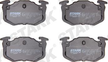 Stark SKBP-0010049 - Тормозные колодки, дисковые, комплект www.autospares.lv