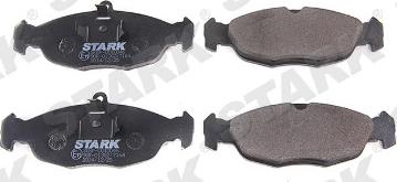 Stark SKBP-0010046 - Тормозные колодки, дисковые, комплект www.autospares.lv