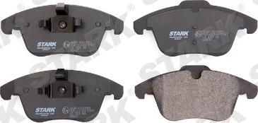 Stark SKBP-0010051 - Тормозные колодки, дисковые, комплект www.autospares.lv