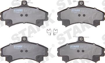 Stark SKBP-0010058 - Bremžu uzliku kompl., Disku bremzes www.autospares.lv