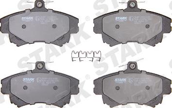 Stark SKBP-0010086 - Brake Pad Set, disc brake www.autospares.lv