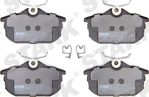 Stark SKBP-0010039 - Brake Pad Set, disc brake www.autospares.lv