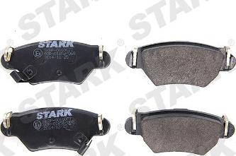 Stark SKBP-0010077 - Тормозные колодки, дисковые, комплект www.autospares.lv