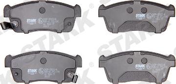 Stark SKBP-0010146 - Тормозные колодки, дисковые, комплект www.autospares.lv