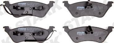 Stark SKBP-0010166 - Bremžu uzliku kompl., Disku bremzes www.autospares.lv