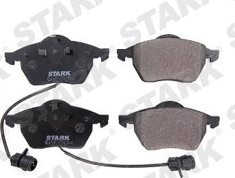 Stark SKBP-0010161 - Тормозные колодки, дисковые, комплект www.autospares.lv