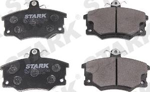 Stark SKBP-0010117 - Тормозные колодки, дисковые, комплект www.autospares.lv