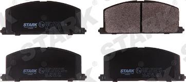 Stark SKBP-0010185 - Тормозные колодки, дисковые, комплект www.autospares.lv