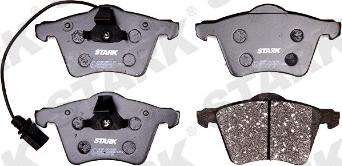 Stark SKBP-0010130 - Тормозные колодки, дисковые, комплект www.autospares.lv