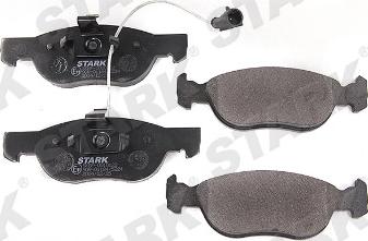 Stark SKBP-0010122 - Bremžu uzliku kompl., Disku bremzes www.autospares.lv