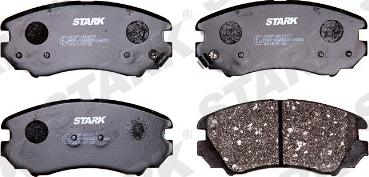 Stark SKBP-0010177 - Brake Pad Set, disc brake www.autospares.lv