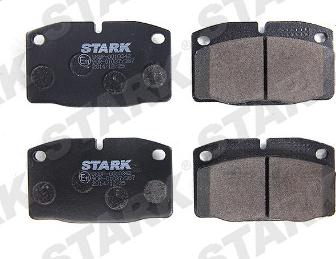 Stark SKBP-0010342 - Тормозные колодки, дисковые, комплект www.autospares.lv