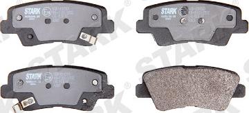 Stark SKBP-0010369 - Тормозные колодки, дисковые, комплект www.autospares.lv