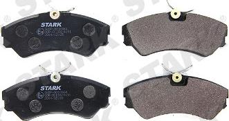 Stark SKBP-0010364 - Тормозные колодки, дисковые, комплект www.autospares.lv