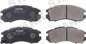 Stark SKBP-0010360 - Bremžu uzliku kompl., Disku bremzes www.autospares.lv