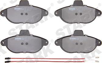 Stark SKBP-0010308 - Brake Pad Set, disc brake www.autospares.lv