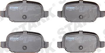 Stark SKBP-0010316 - Bremžu uzliku kompl., Disku bremzes www.autospares.lv