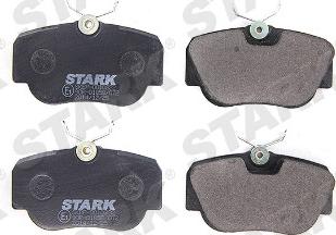 Stark SKBP-0010332 - Bremžu uzliku kompl., Disku bremzes www.autospares.lv