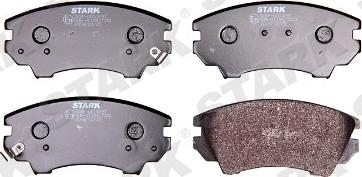 Stark SKBP-0010297 - Bremžu uzliku kompl., Disku bremzes www.autospares.lv