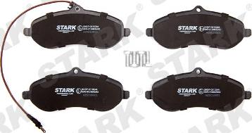 Stark SKBP-0010244 - Bremžu uzliku kompl., Disku bremzes www.autospares.lv