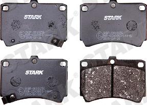 Stark SKBP-0010256 - Bremžu uzliku kompl., Disku bremzes autospares.lv