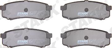 Stark SKBP-0010231 - Brake Pad Set, disc brake www.autospares.lv