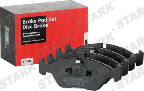 Stark SKBP-0011447 - Bremžu uzliku kompl., Disku bremzes autospares.lv