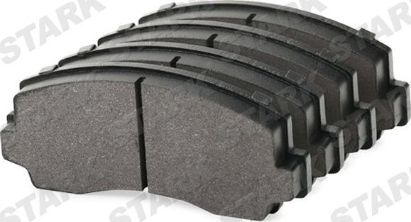 Stark SKBP-0011568 - Тормозные колодки, дисковые, комплект www.autospares.lv