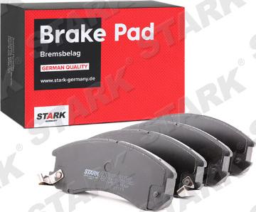 Stark SKBP-0011581 - Bremžu uzliku kompl., Disku bremzes www.autospares.lv